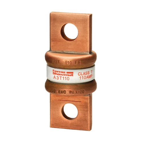 Mersen A3T110,  Low Voltage UL/CSA Fuses, Class T, 300VAC/160VDC, 110A, Fast-Acting, Blade Type