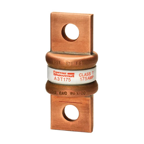 Mersen A3T175,  Low Voltage UL/CSA Fuses, Class T, 300VAC/160VDC, 175A, Fast-Acting, Blade Type