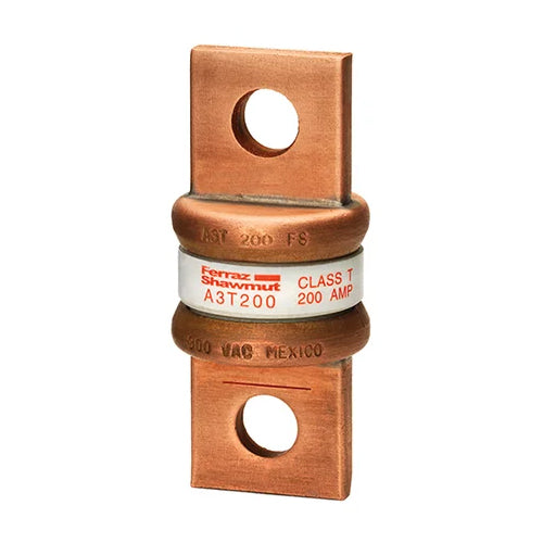Mersen A3T200,  Low Voltage UL/CSA Fuses, Class T, 300VAC/160VDC, 200A, Fast-Acting, Blade Type