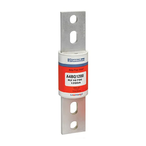 Mersen A4BQ1200, Class L Time-Delay Fuse, 600VAC/500VDC, 1200A, Blade Type