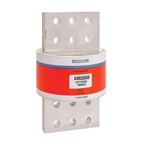 Mersen A4BQ5000, Class L Time-Delay Fuse, 600VAC/500VDC, 5000A, Blade Type