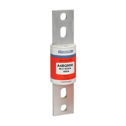 Mersen A4BQ900, Class L Time-Delay Fuse, 600VAC/500VDC, 900A, Blade Type