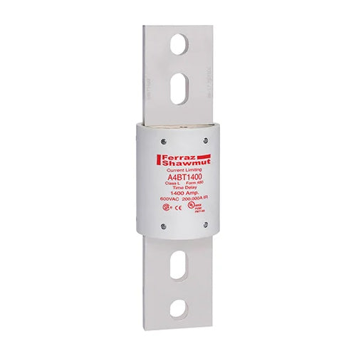 Mersen A4BT1400, Class L A4BT Time-Delay Fuse, 600VAC/500VDC, 1400A, Blade Type