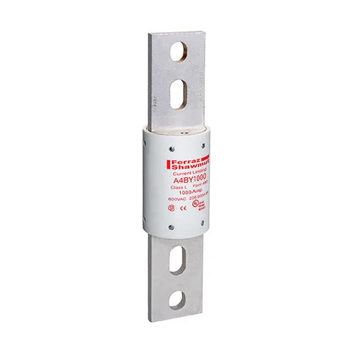 Mersen A4BY1000, Class L A4BY Time-Delay Fuse, 600VAC/300VDC, 1000A, Blade Type