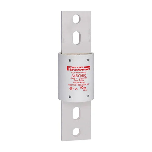 Mersen A4BY1600, Class L A4BY Time-Delay Fuse, 600VAC/300VDC, 1600A, Blade Type