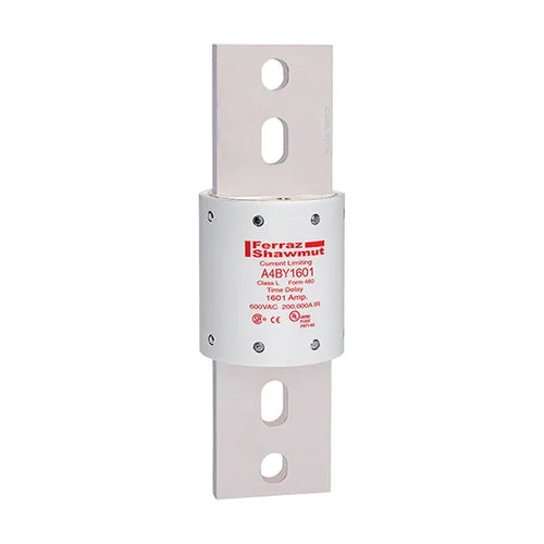 Mersen A4BY1601, Class L A4BY Time-Delay Fuse, 600VAC/300VDC, 1601A, Blade Type