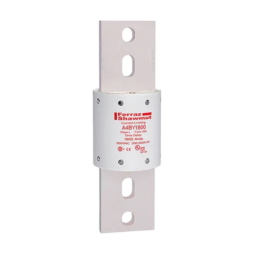 Mersen A4BY1800, Class L A4BY Time-Delay Fuse, 600VAC/300VDC, 1800A, Blade Type