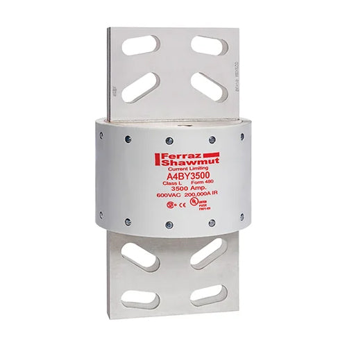 Mersen A4BY3500, Class L A4BY Time-Delay Fuse, 600VAC/300VDC, 3500A, Blade Type
