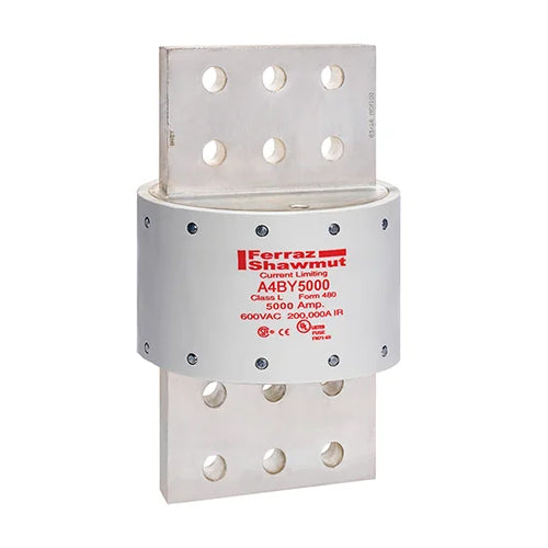 Mersen A4BY5000, Class L A4BY Time-Delay Fuse, 600VAC/300VDC, 5000A, Blade Type