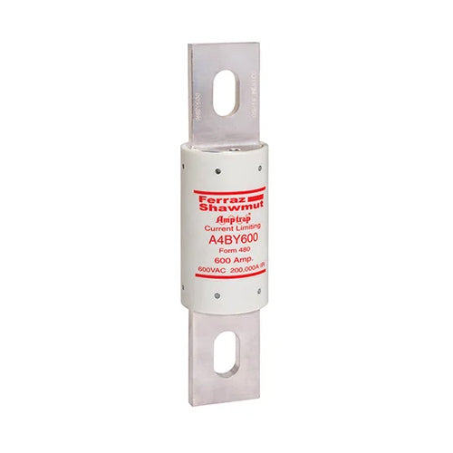 Mersen A4BY600, Class L A4BY Time-Delay Fuse, 600VAC/300VDC, 600A, Blade Type