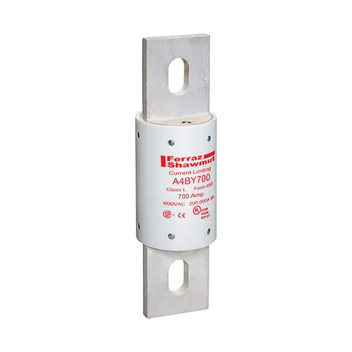 Mersen A4BY700, Class L A4BY Time-Delay Fuse, 600VAC/300VDC, 700A, Blade Type