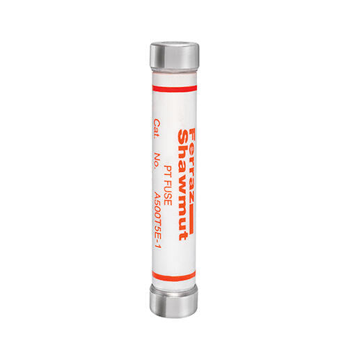 Mersen A500T5E-1, Medium Voltage Potential Transformer Fuse, 5000VAC, 5A, Ferrule Type, 5" (127 mm) Clip Centers