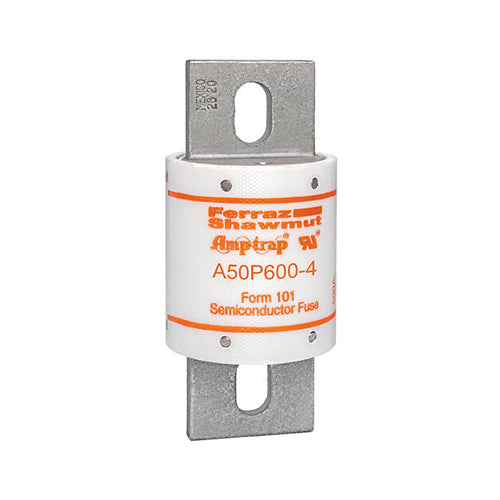 Mersen A50P600-4, Semiconductor Protection Fuse, High-Speed, Fast Acting, 500VAC/450VDC, 600A, Blade Type
