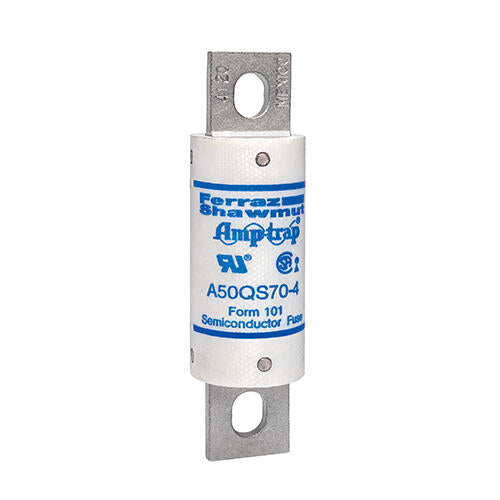Mersen A50QS70-4, Semiconductor Protection Fuse, High-Speed, 500VAC/DC, 70A, Blade Type