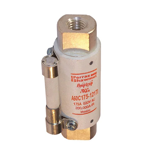 Mersen A60C175-121TI, Low Voltage Capacitor Fuse, 600VAC, 175A, Screw-in, With TI Indicator
