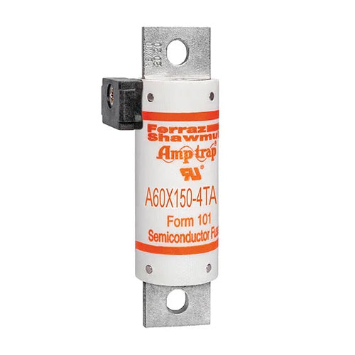 Mersen A60X150-4TA, Semiconductor Protection Fuse, High-Speed, Fast Acting, 600VAC, 150A, Blade Type, TA Indicator