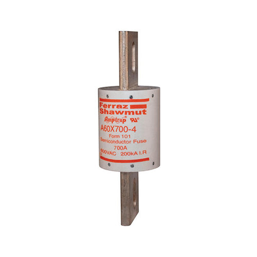 Mersen A60X700-4, Semiconductor Protection Fuse, High-Speed, Fast Acting, 600VAC, 700A, Blade Type