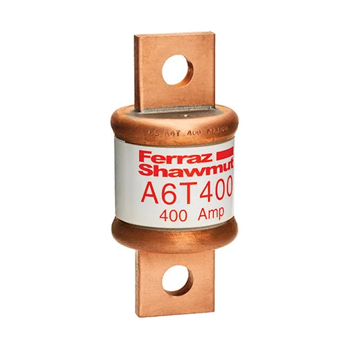 Mersen A6T400,  Low Voltage UL/CSA Fuses, Class T, 600VAC/300VDC, 400A, Fast-Acting, Blade Type