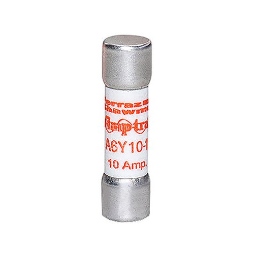 Mersen A6Y10-1, DC Special Fuse, 600VAC/500VDC, 10A, Type 1, Ferrule Type