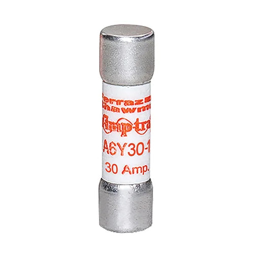Mersen A6Y30-1, DC Special Fuse, 600VAC/500VDC, 30A, Type 1, Ferrule Type