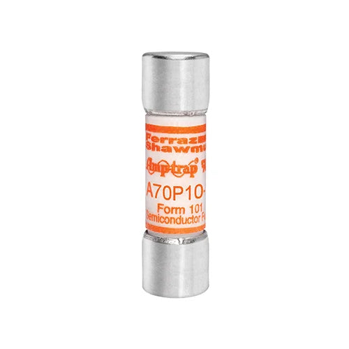 Mersen A70P10-1, A70P Amp-Trap Form 101 High Speed Fuse, Fast Acting, 700VAC, 10A, Ferrule Type