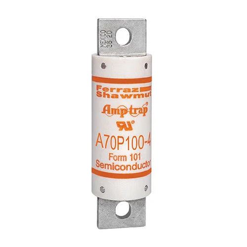 Mersen A70P100-4, A70P Amp-Trap® Form 101 High Speed Fuse, Fast Acting, 700VAC/650VDC, 100A, Blade Type