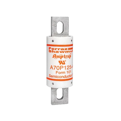Mersen A70P125-4, A70P Amp-Trap Form 101 High Speed Fuse, Fast Acting, 700VAC/650VDC, 125A, Blade Type