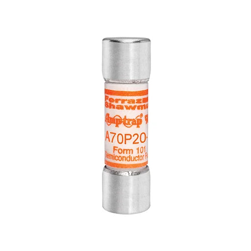 Mersen A70P20-1, A70P Amp-Trap Form 101 High Speed Fuse, Fast Acting, 700VAC, 20A, Ferrule Type