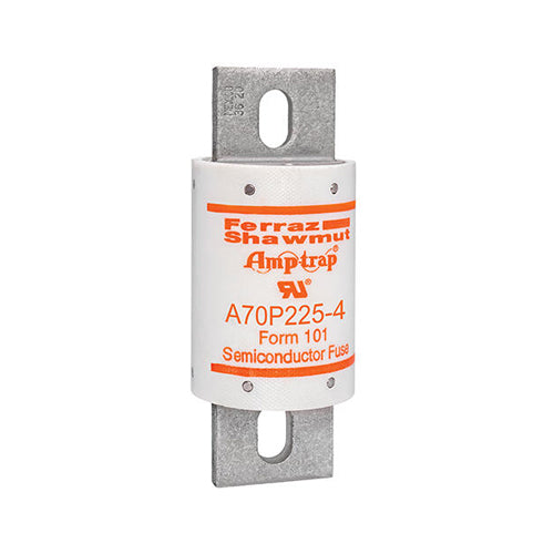 Mersen A70P225-4, A70P Amp-Trap Form 101 High Speed Fuse, Fast Acting, 700VAC/650VDC, 225A, Blade Type