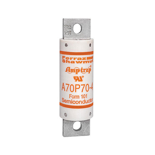 Mersen A70P70-4, A70P Amp-Trap Form 101 High Speed Fuse, Fast Acting, 700VAC/650VDC, 70A, Blade Type
