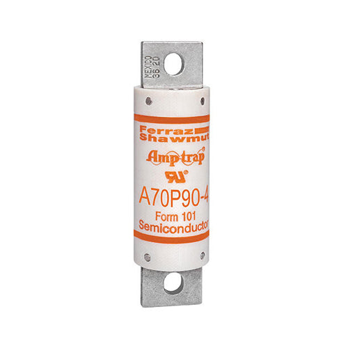 Mersen A70P90-4, A70P Amp-Trap Form 101 High Speed Fuse, Fast Acting, 700VAC/650VDC, 90A, Blade Type