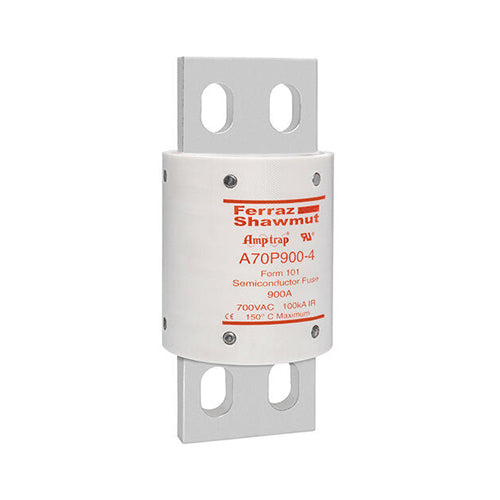 Mersen A70P900-4, A70P Amp-Trap Form 101 High Speed Fuse, Fast Acting, 700VAC/650VDC, 900A, Blade Type