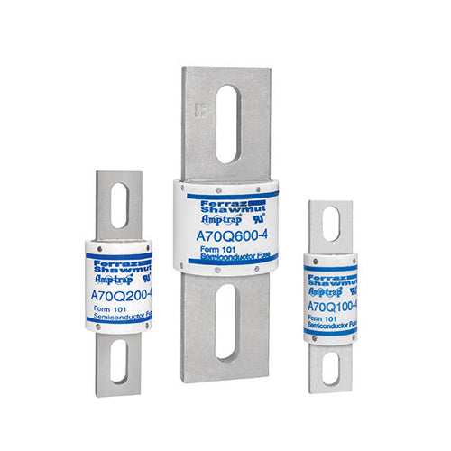 Mersen A70Q300-4, A70Q Amp-Trap High Speed Fuse, Fast Acting, 700VAC/650VDC, 300A, Blade Type
