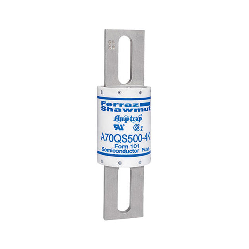 Mersen A70QS500-4K, A70QS Amp-Trap High Speed Fuse, 700VAC/DC, 500A, Blade Type, 4K