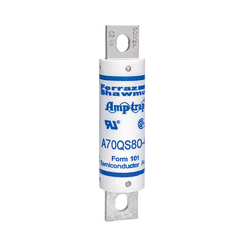 Mersen A70QS80-4, A70QS Amp-Trap High Speed Fuse, 700VAC/DC, 80A, Blade Type