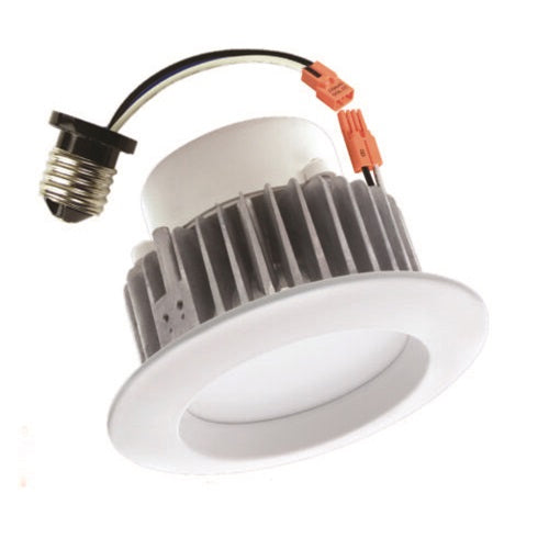 AALED AA-500824, LED 4 Inch Retrofit Downlight, 120V, 9W, 650 Lumens, 3000K, Dimmable, White Finish