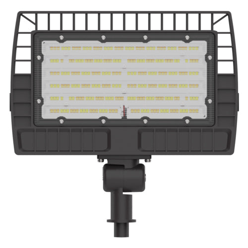 AALED AA-700031UCCTW-KM, LED Flood Light with Dusk to Dawn Photocell, 120-347V, 50/60/75/95W, 3000/4000/5000K, 7000/8400/10500/13300 Lumens, Knuckle Mount