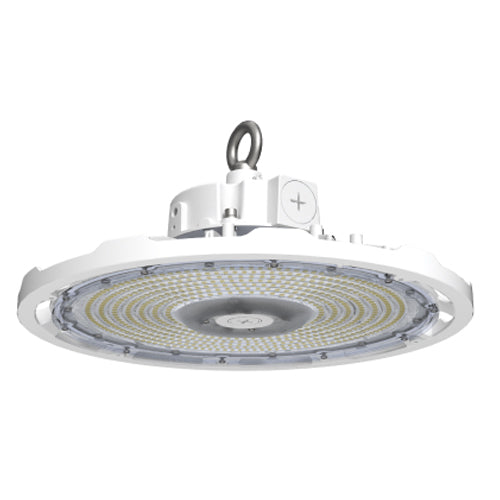 AALED AA-900045UCCTW-WHITE, LED High Bay UFO Light, 120-347V, 85/120/150W, 12325/17400/21750 Lumens, 3000/4000/5000K, 0-10V Dimming, 80+ CRI, White Finish