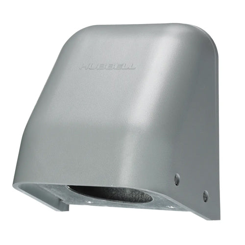 Hubbell AA2030PS, Angle Wall Box Adapter, For 16 & 20 & 30 and 32A Watertight IEC Pin and Sleeve devices