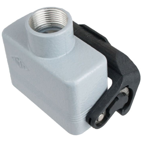 Techspan ACC10S10, A Series Cable Coupler Hood, 10P+Ground, Single Lever, 1/2'' NPT Thread, Top Entry