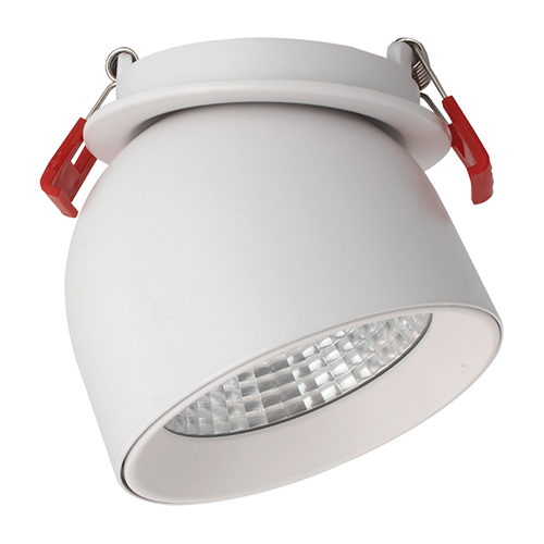 Lotus AD-3-S14W-AR-5CCT-WH-24D, 3" Bullet Floating Gimbal White LED, 14W, 120VAC, 5CCT, 1000 Lumens, 24° Beam Angle