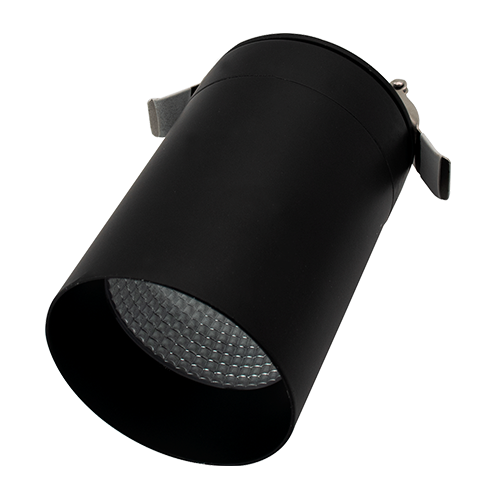 Lotus AD-3-S15W-FC-3018K-BK, 3" Floating Torpedo Black LED, 15W, 120VAC, Dim to Warm 3000-1800K, 1000 Lumens, 38° Beam Angle