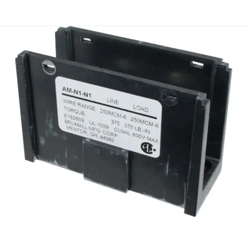 Techspan ADB112501, ADB-11-250-1, Aluminum Splicer/Reducer Block, 1-Pole, 250 kcmil-6 AWG, 1 Opening Per Pole, 5/16'' Hex, 310A, M Size