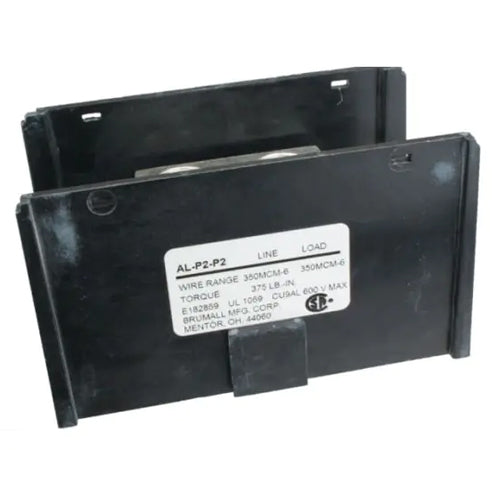 Techspan ADB223501, ADB-22-350-1, Aluminum Splicer/Reducer Block, 1-Pole, 350 kcmil-6 AWG, 2 Openings Per Pole, 3/8'' Hex, 620A, L Size
