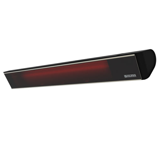 OUELLET ADGLASS-30240B, Architectural Ceramic Glass Patio Infrared Heater, 3000/2250W, 240/208V, Black