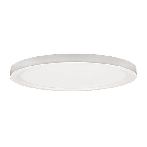 Lotus ADS12R-5CCT-D010UNV-WH, 12" Surface Mount Edgelit Disk 22W, 120-277 VAC, 5CCT, 1695-1970 Lumens, White Trim, CRI 90+