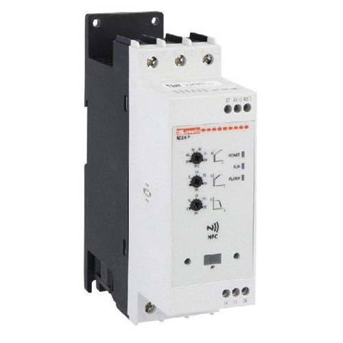 Lovato ADXNP030, Two Phases Control Soft Starter with Integrated Bypass Relay, Rated Starter Current le 30A, Advanced Version, Auxiliary Supply 100-240VAC, Operational Voltage 208-600VAC