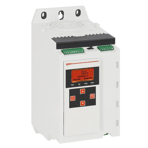 Lovato ADXT0126, Soft Starter, ADXT… Series, For Standard and Heavy-Duty Applications, with Built-In Bypass Relay. Auxiliary Supply Voltage 110…120VAC and 220…240VAC. Rated Operational Voltage 380...690VAC, 126A