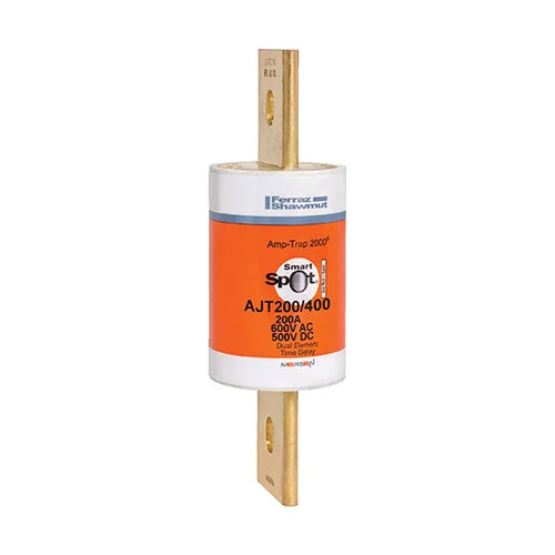 Mersen AJT200/400, AJT Reducer Fuse, Class J, Time Delay, 600VAC/500VDC, 200A, Blade Type