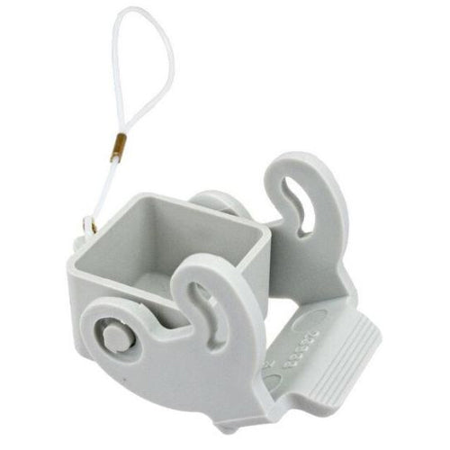 Techspan AL03SLP, A Series Cover with Loop, For Male Inserts, 3 or 4P+Ground, Single Lever, CT-Type Locking, Plastic Type